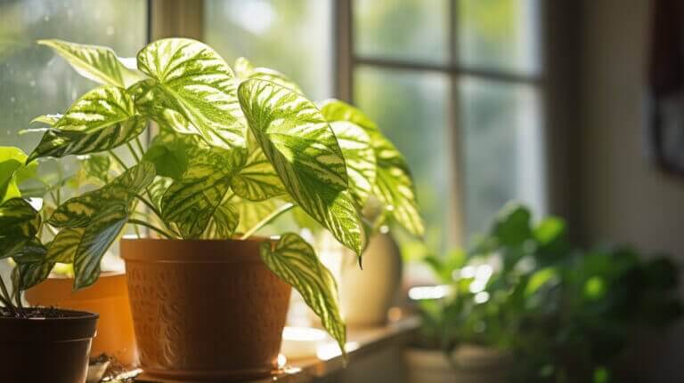 How Much Sun Does an Arrowhead Plant Syngonium Podophyllum Need to Thrive