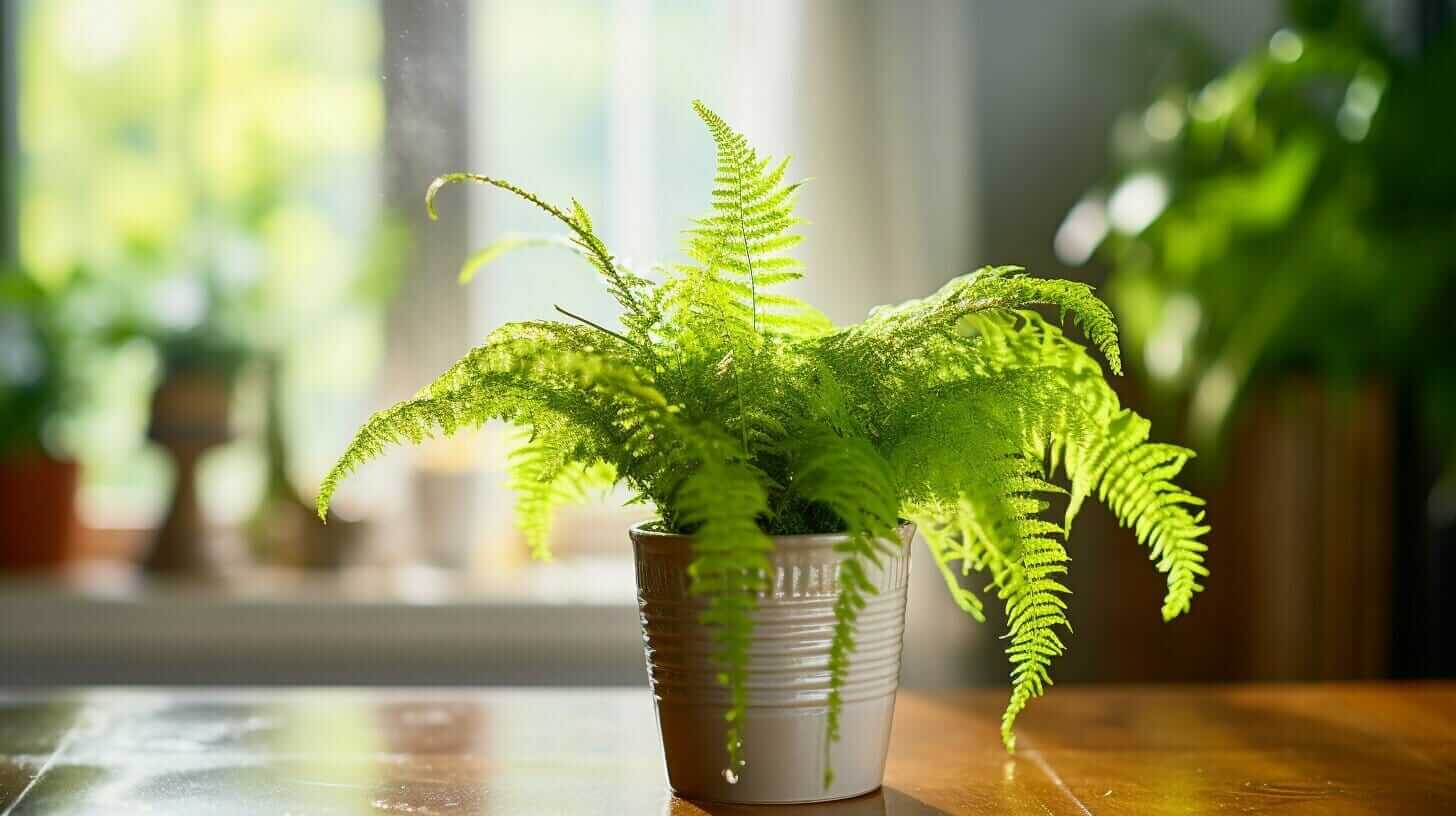 how to care for a boston fern indoors