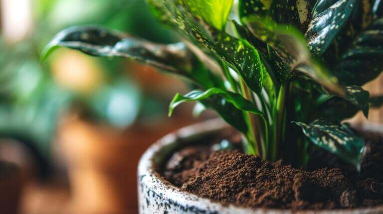 Do Chinese Evergreen Plant Like Coffee Grounds? Fertilizing Tips For Aglaonema Plant