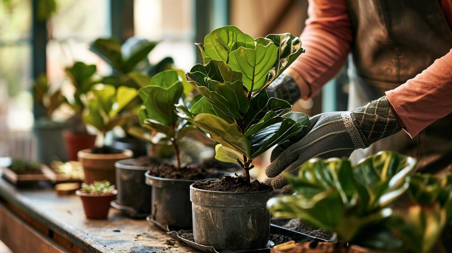 How to Repot A Fiddle Leaf Fig Tree: Soil, Pot Size, and Care Tips