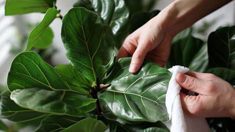 Best Way To Clean Fiddle Leaf Fig Leaves: Keeping Leaves Shiny and Dust-Free