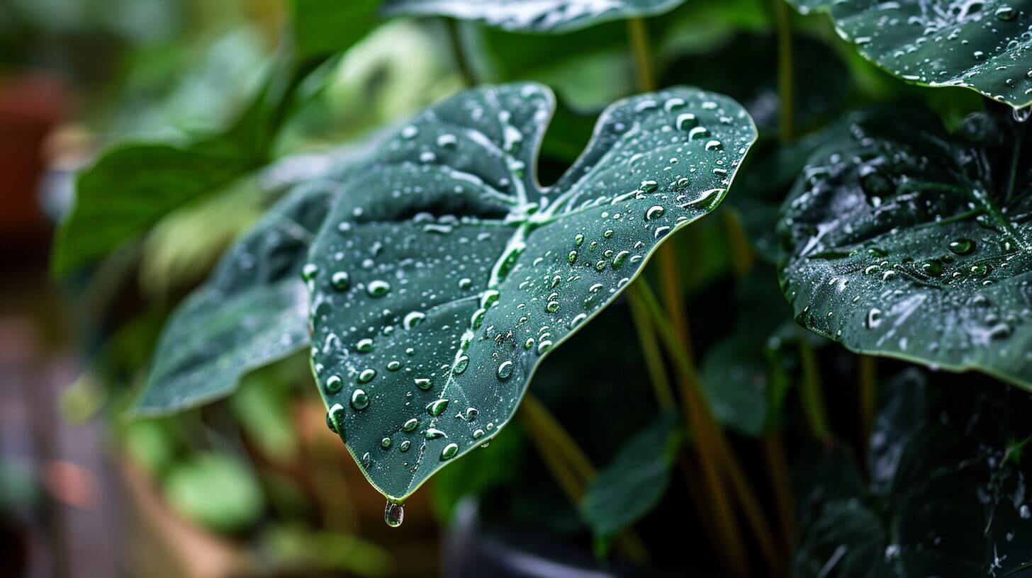 Why Is My Indoor Elephant Ear Plant Dripping Water? Understanding Guttation