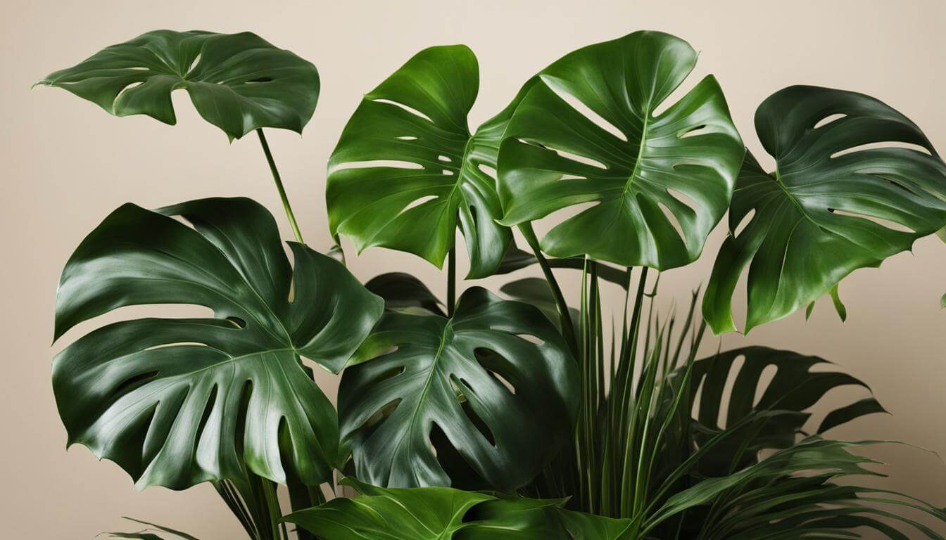 different monstera and swiss cheese plant varieties compared