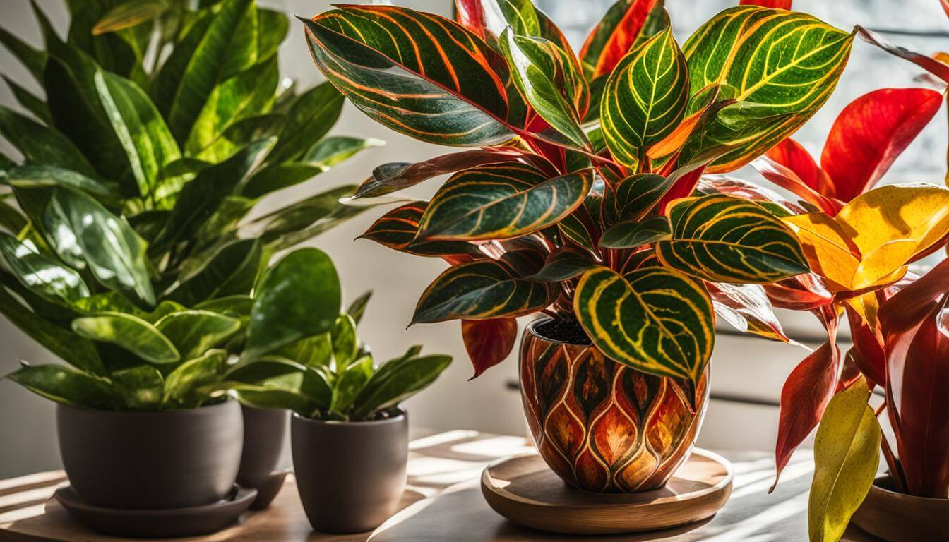growing croton houseplants