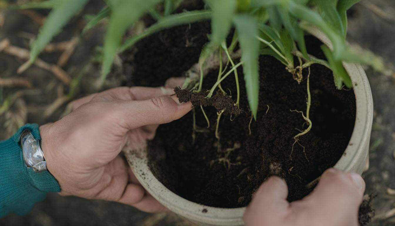 how to transplant inch plant