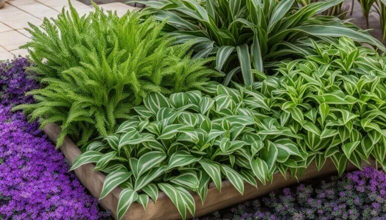 landscaping uses for tradescantia zebrina and other inch plants