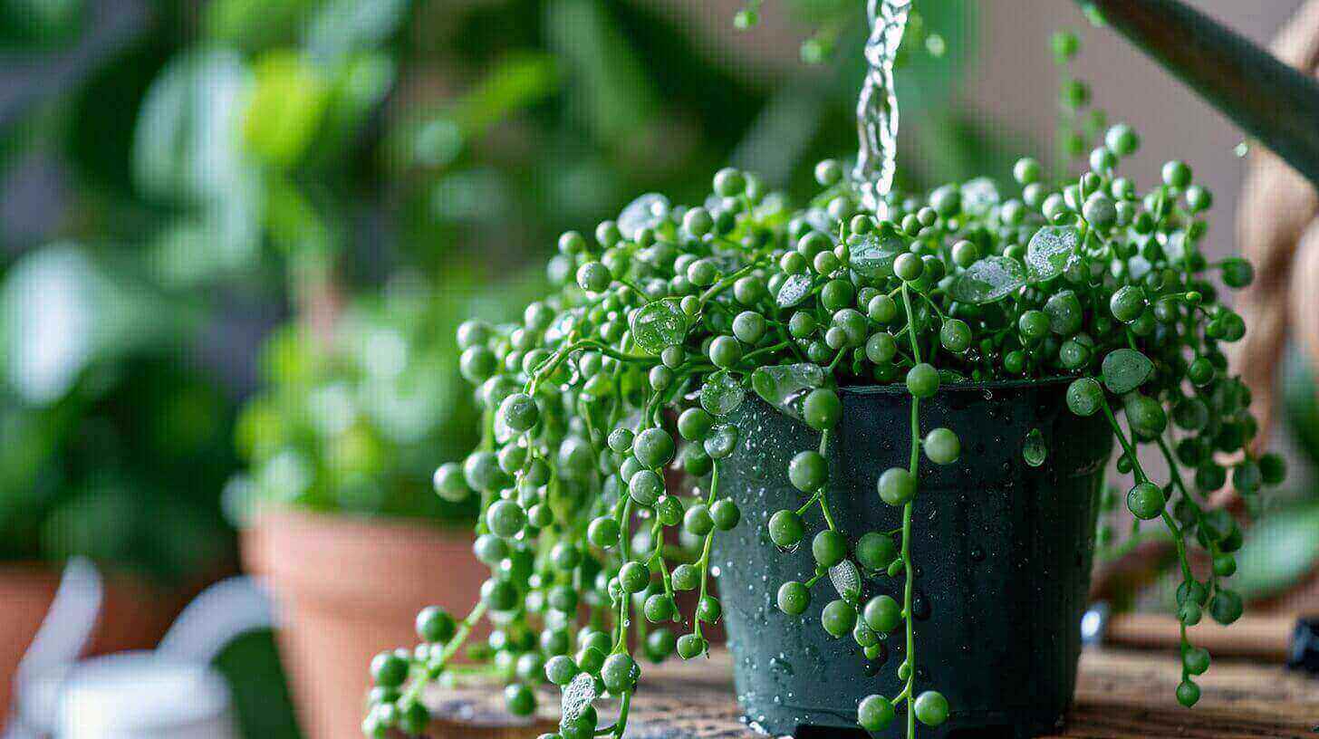 Achieving the Perfect Watering Routine for Your String of Pearls Succulent