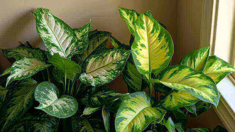 Dumb Cane(Dieffenbachia) vs Chinese Evergreen(Aglaonema) Spotting The Differences