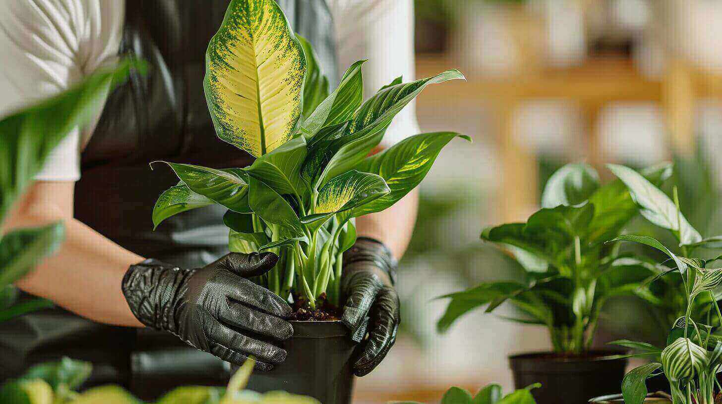 Repotting Dumb Cane Or Dieffenbachia Plant: When To Transplant And How To Do It Right