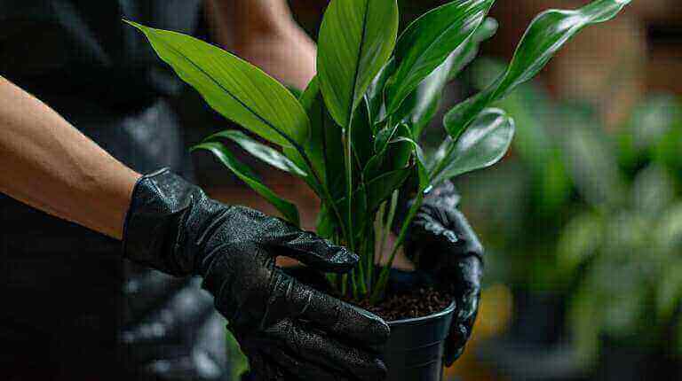 Repotting and Dividing Cast Iron Plant(Aspidistra Elatior) for Propagation