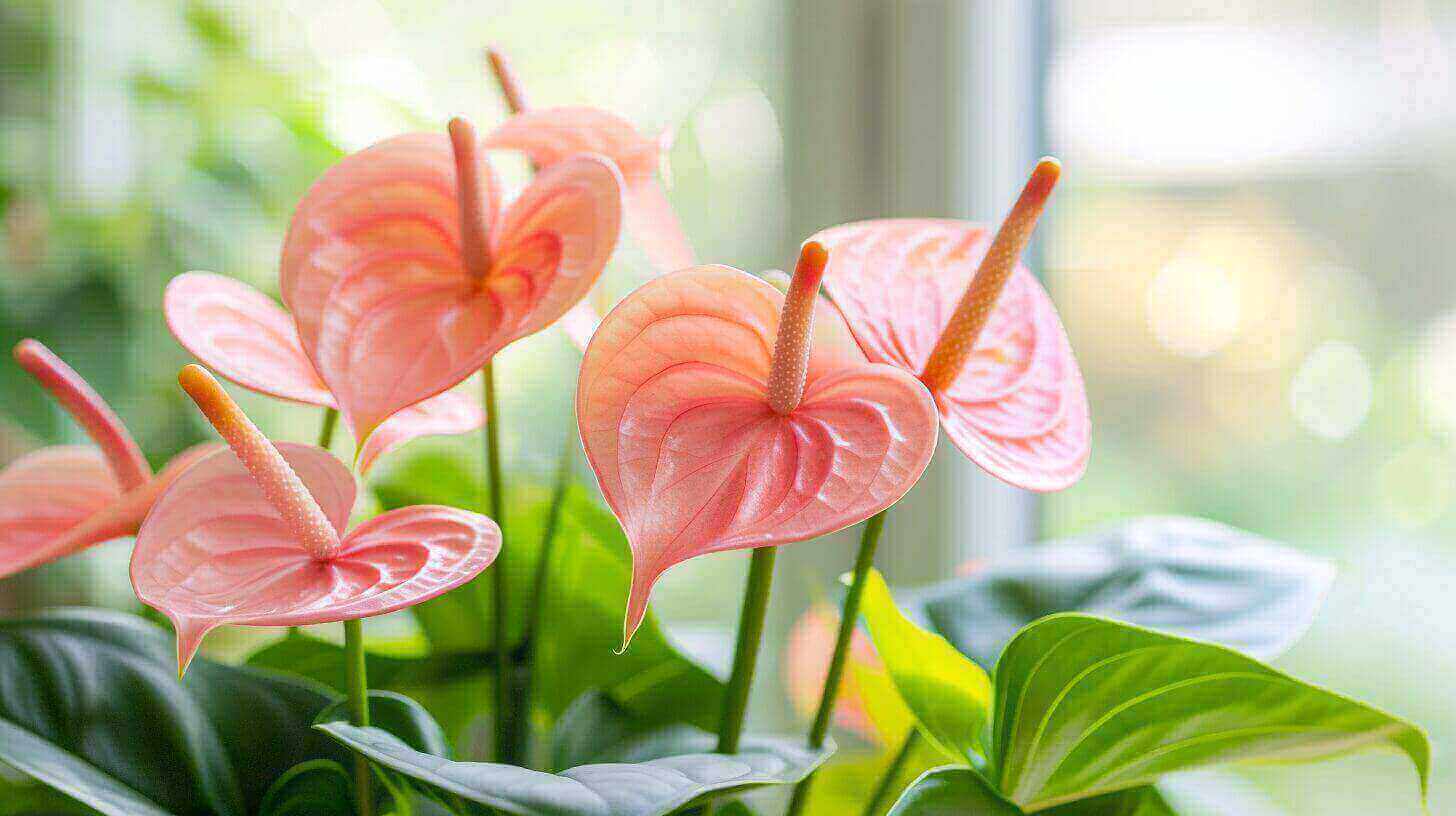 Getting Laceleaf Anthurium to Bloom: Tips for Long-Lasting Flamingo Flowers